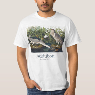 T-shirt Héron de nuit à couronne noire par John James Au