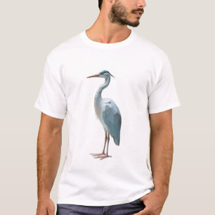 T-shirt Heron géométrique