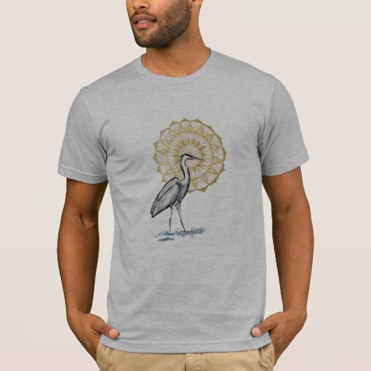 T-shirt Heron Mandala (Devant)