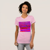 T-shirt Héron rose (Devant entier)