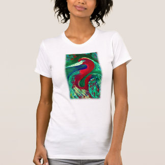 T-shirt Héron rouge