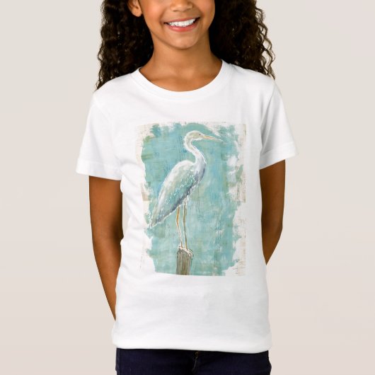T-Shirt Héron tropical des oiseaux | toujours (Devant)