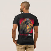 T-shirt Héros américain (Dos entier)