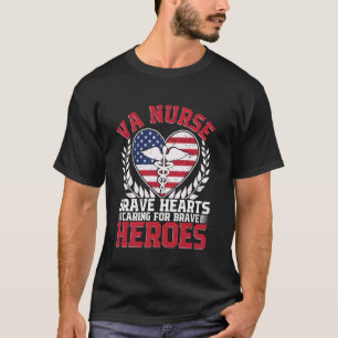 T-shirt Héros courageux pour infirmière de l'AV