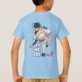 T-shirt Héros de baseball avec bras de millions de dollars (Dos)