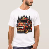 T-shirt Héros de camion de pompiers (Devant)