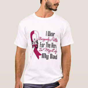 T-shirt Héros de cancer de la tête et du cou mon papa