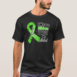 T-shirt Héros de mari dans mon ruban de lymphome de la vi