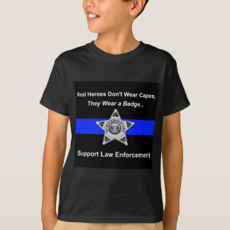 T-shirt Héros de police de soutien