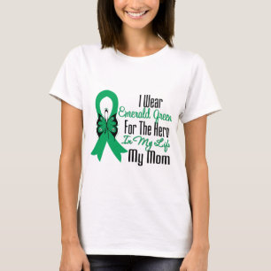T-shirt Héros de ruban de Cancer de foie ma maman