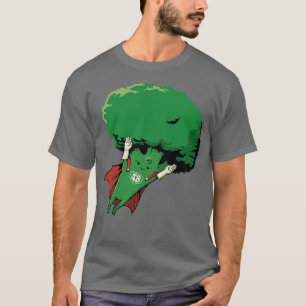 T-shirt Héros de Super Brocoli Vegan par Tobe Fonseca