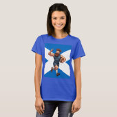 T-shirt Héros du rugby écossais (Devant entier)