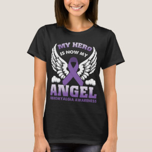 T-shirt Héros Est Maintenant Mon Ange Fibromyalgie Journée