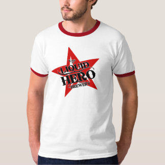 T-shirt Héros liquide - étiquette rouge classique