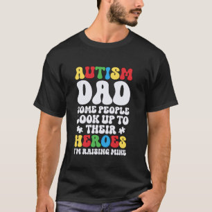 T-shirt Héros Père Fils Famille Enfants Autistiques Autism