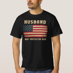 T-shirt Héros protecteur papa mari