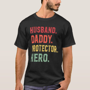 T-shirt Héros protecteur papa mari pour papa 2