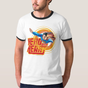 T-shirt Héros Superman avec coeur