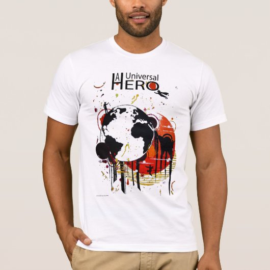 T-shirt HÉROS universel (Devant)