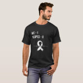 T-shirt Herpes Survivante Herpes Sensibilisation Soutien R (Devant entier)