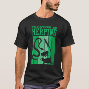 T-shirt Herpétologiste Herpétologie Herpétologie Herp Je p