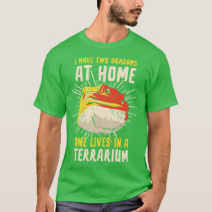 T-shirt Herpetology Bearded Dragon Lizard Reptile Terrariu