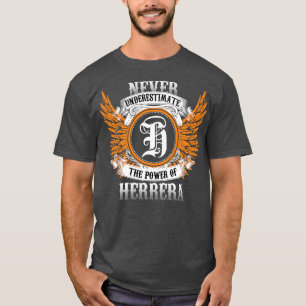 T-shirt Herrera Nom Chemise Ne Sous-Estime Jamais La Puiss