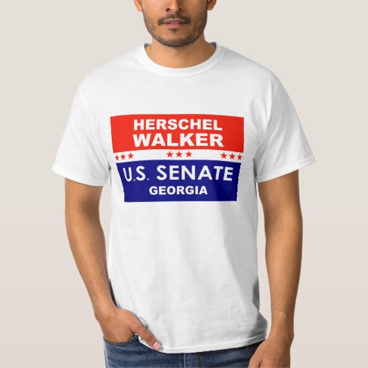T-shirt Herschel Walker US Senate Georgia 2022 (Devant)