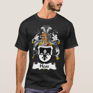 T-shirt Hess Coat d'armoiries Famille Crest
