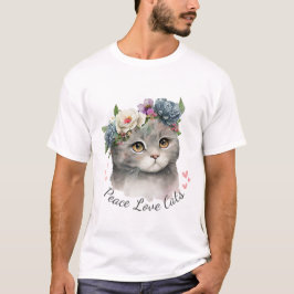 t shirt Het leven is beter met katten