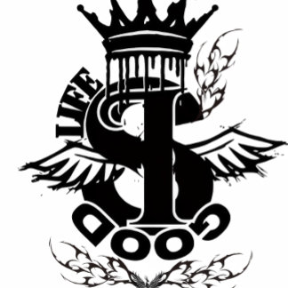 T-shirt 'Het leven is goed' Sleutelhanger