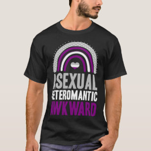 T-shirt Hétérooromantique Awkward Pride Asexuelle Bohem