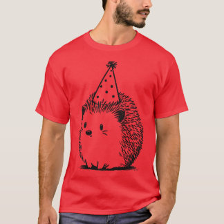 T-shirt Heure de la fête de hérisson