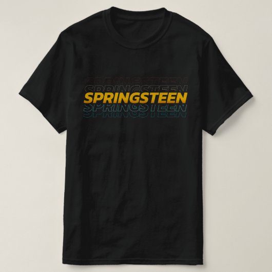 T-shirt Heure de la fête de la dame du patron Springsteen. (Design devant)