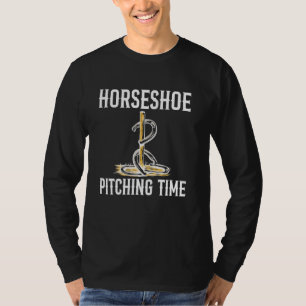 T-shirt Heure de Pitching du fer à cheval