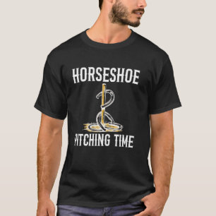 T-shirt Heure de Pitching du fer à cheval