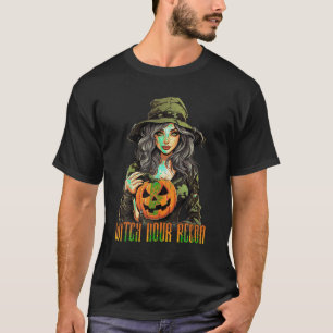 T-shirt Heure de sorcière Recon Camo sorcière Halloween Co