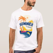 T-shirt heure d'été (Devant)