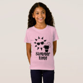 T-shirt heure d'été (Devant entier)