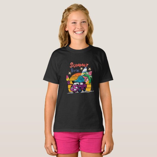 T-shirt Heure d'été (Devant entier)