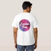 T-shirt Heure d'été (Dos entier)