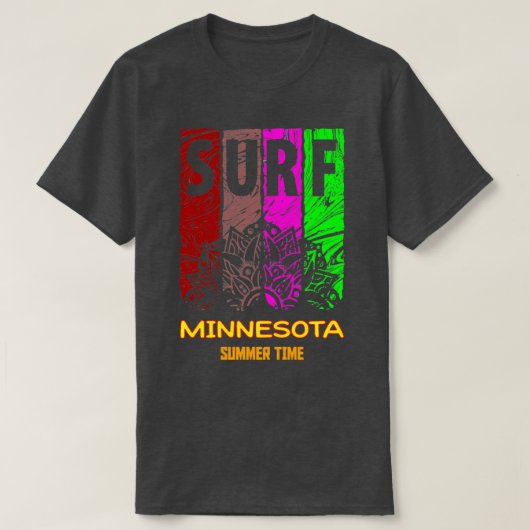 T-SHIRT HEURE D'ÉTÉ À MINNESOTA (Design devant)