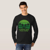 T-SHIRT HEURE D'ÉTÉ PISCINE. (Devant entier)