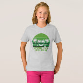 T-SHIRT HEURE D'ÉTÉ PISCINE. (Devant entier)