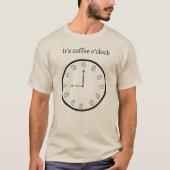 T-shirt heure du café (Devant)