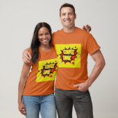 T-shirt Heure du café avec plaque de dessin (Unisexe)