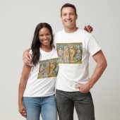 T-shirt Heure du jour, Alphonse Mucha (Unisexe)