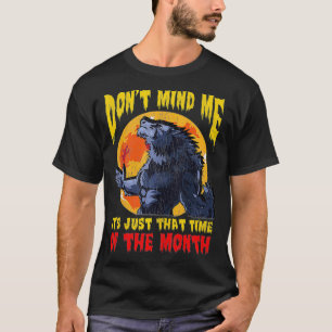 T-shirt Heure du mois Funny Werewolf