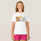 T-shirt Heure du repas de Kawaii (Devant entier)