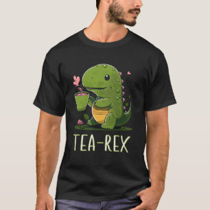 T-shirt Heure du thé avec Tea Rex dinosaure rex Tyrannosau